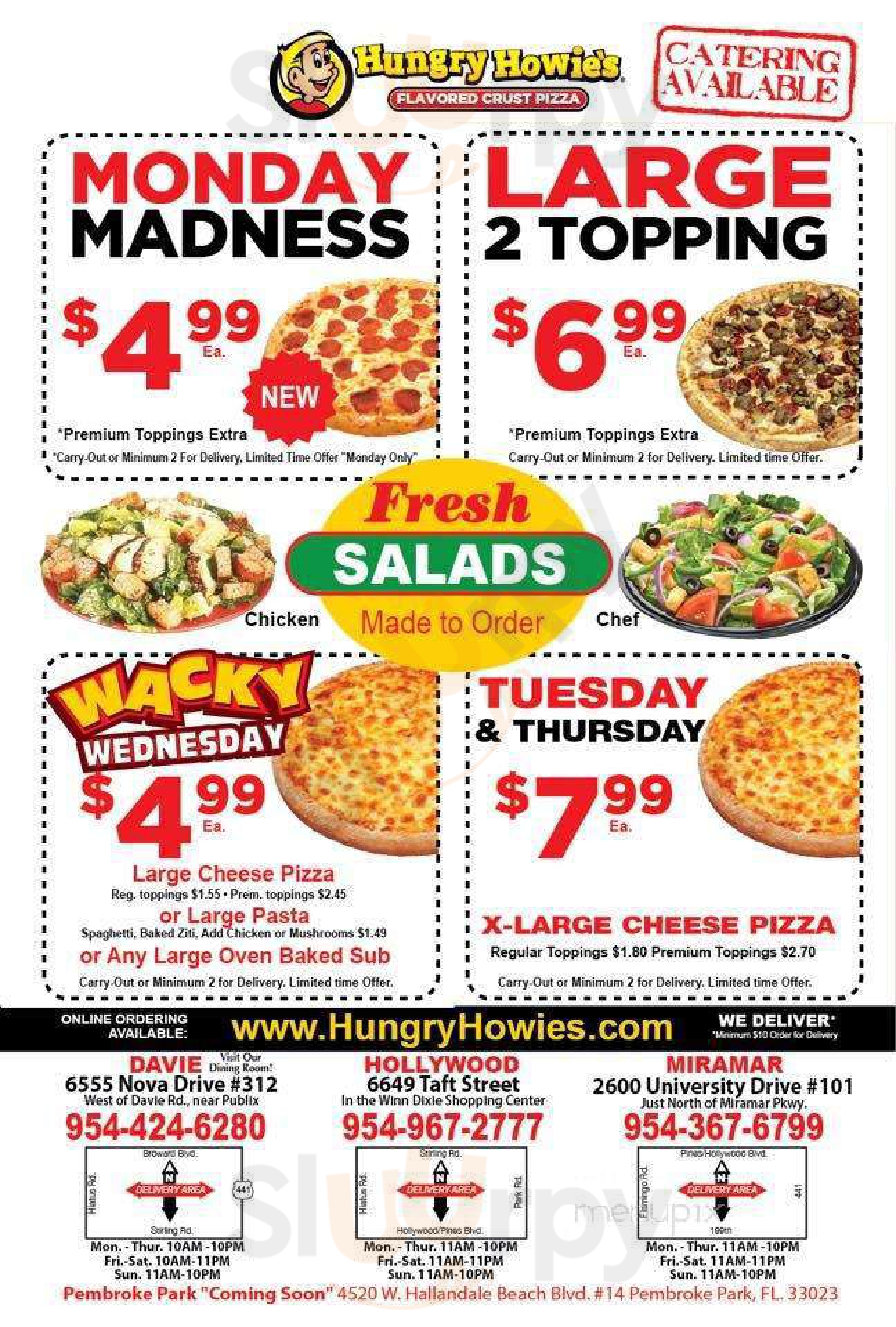 Hungry Howie's Pizza Grand Rapids Menu - 1