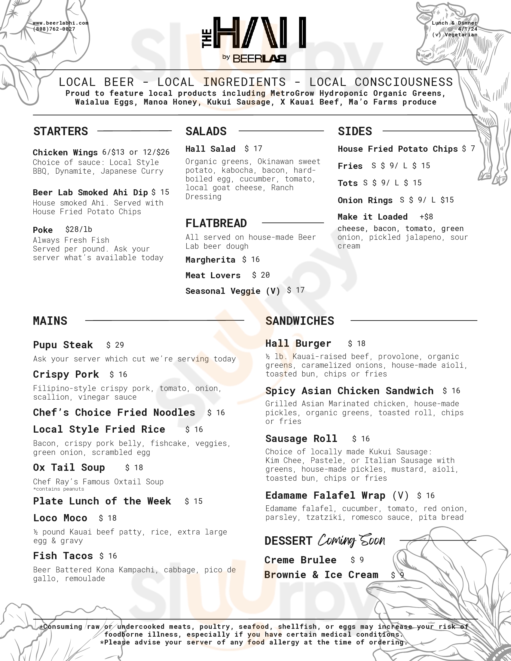 Main Menu - Beer Lab Hi