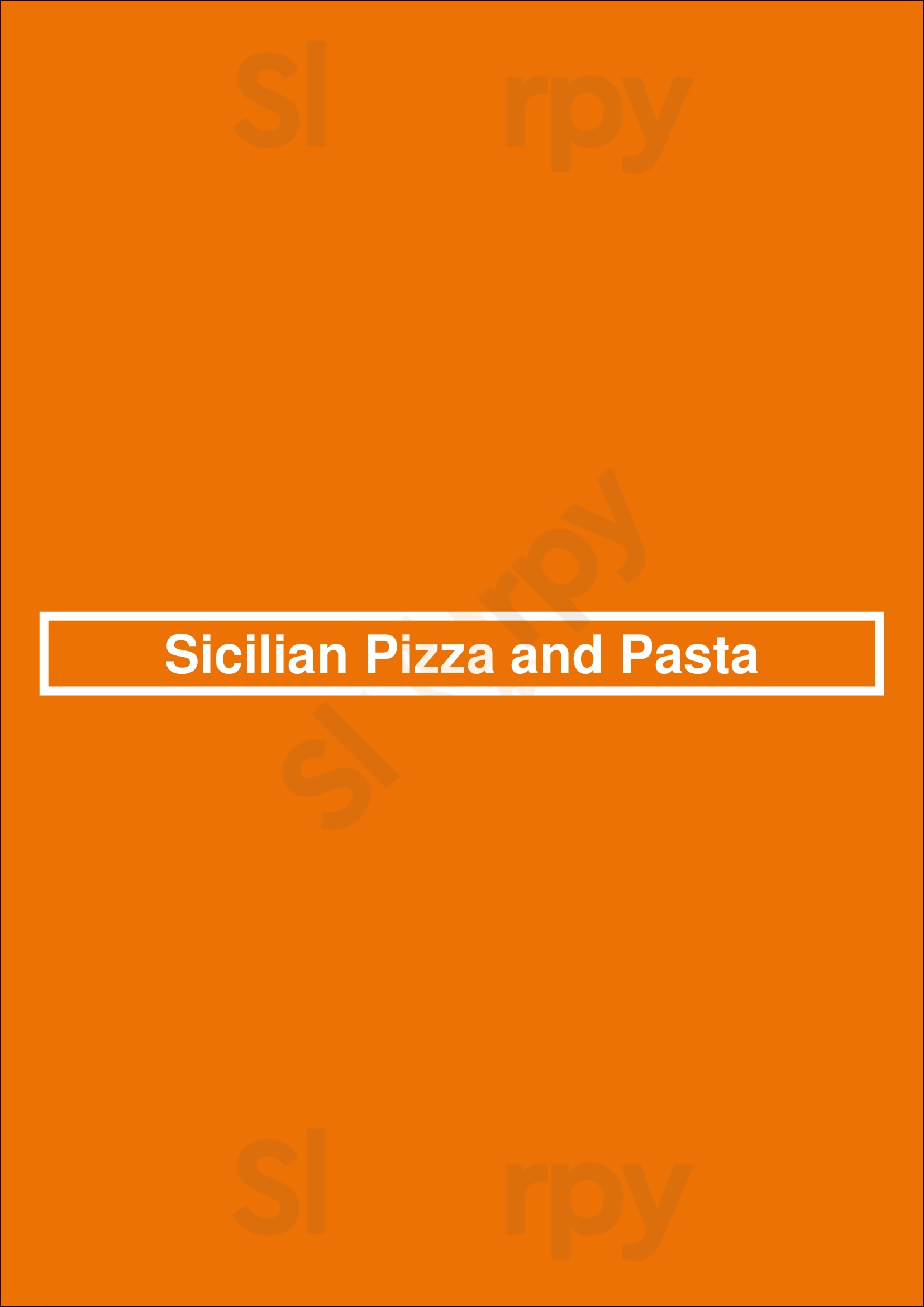 Sicilian Pizza And Pasta Nashville Menu - 1
