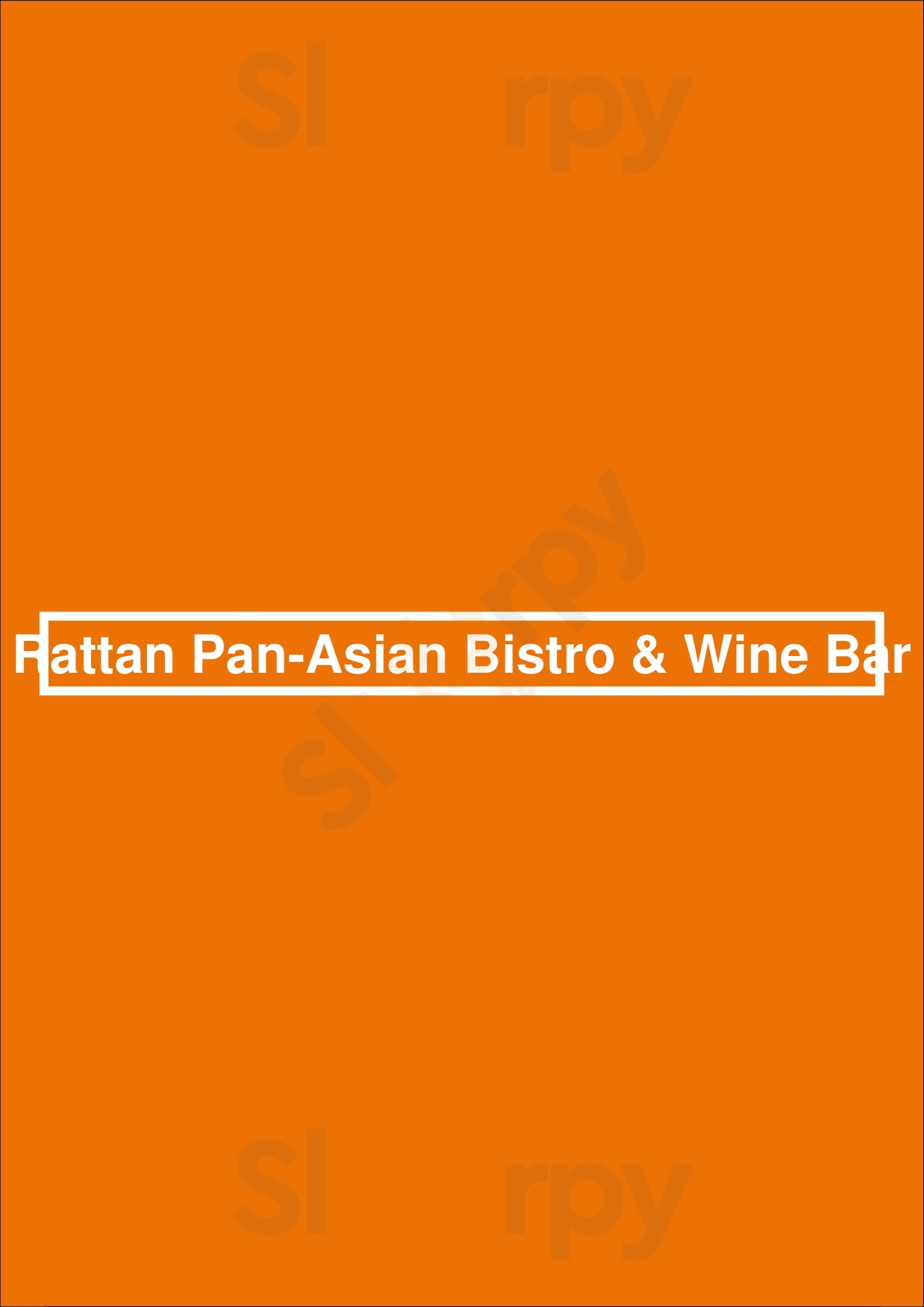 Rattan Pan-asian Bistro & Wine Bar Houston Menu - 1