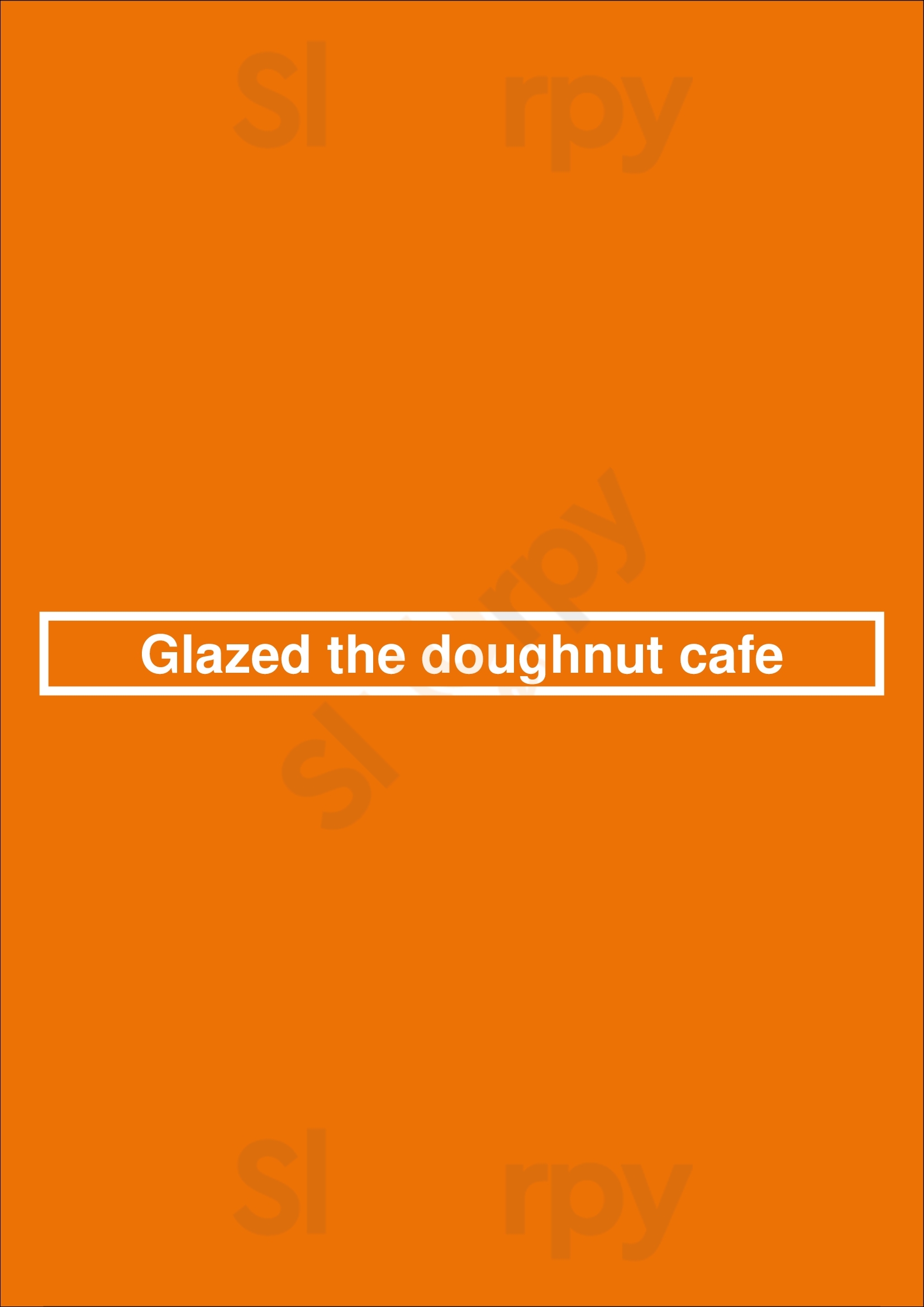 Glazed The Doughnut Cafe Houston Menu - 1