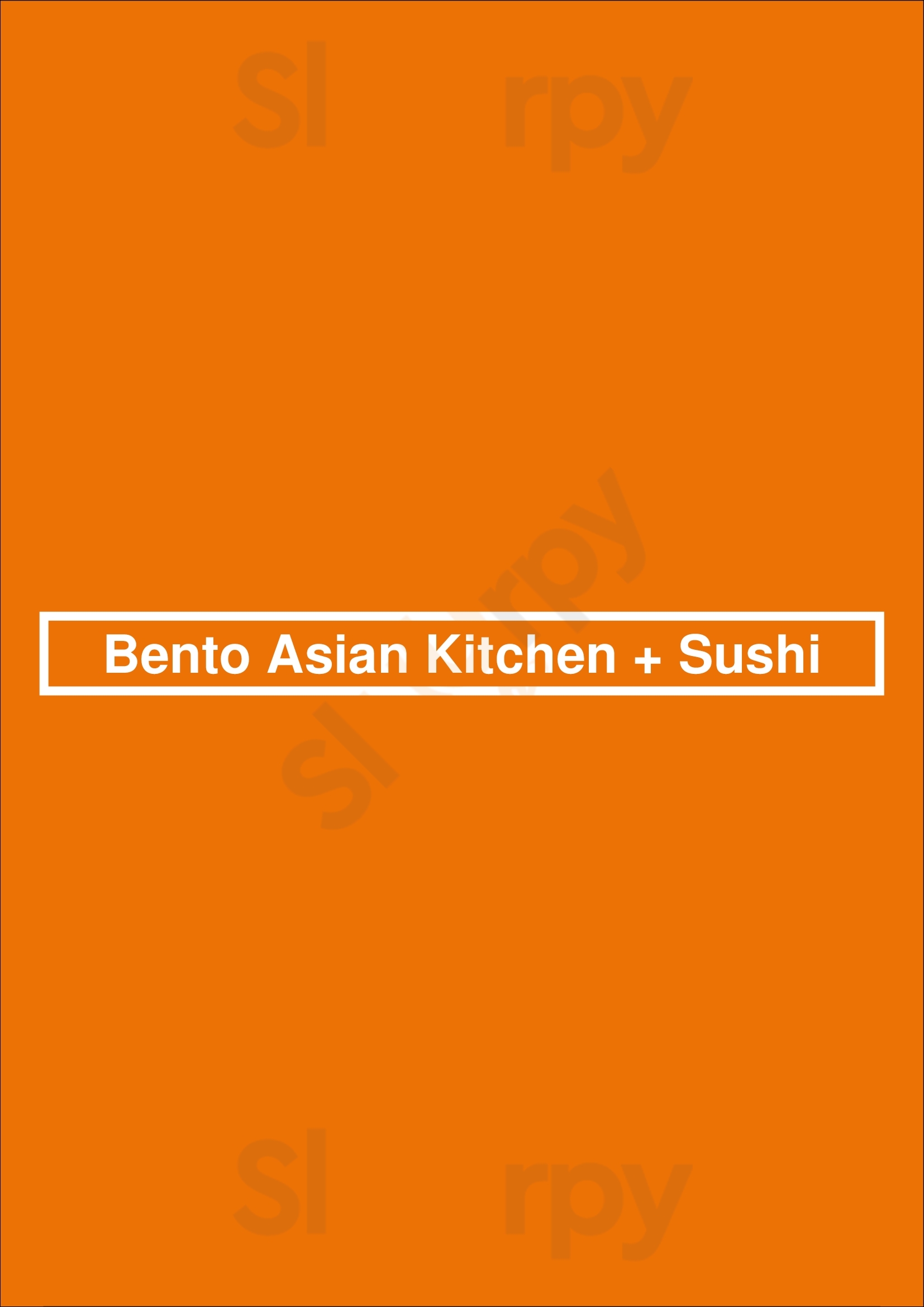 Bento Asian Kitchen + Sushi Orlando Menu - 1