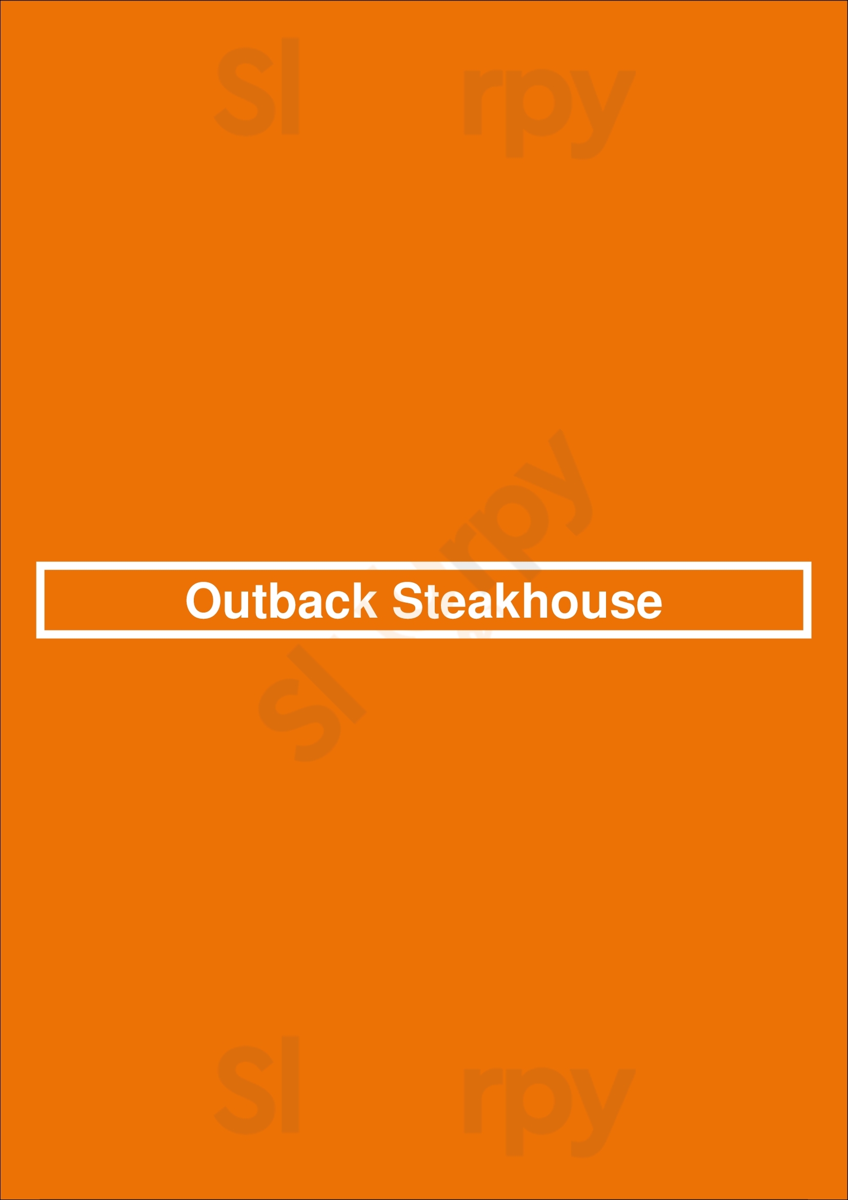 Outback Steakhouse Phoenix Menu - 1
