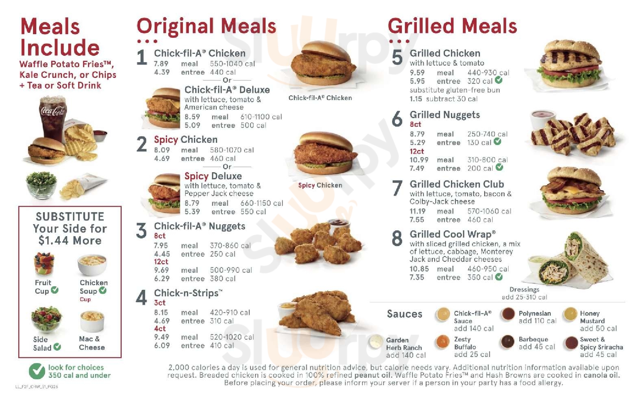 Chick-fil-a Phoenix Menu - 1