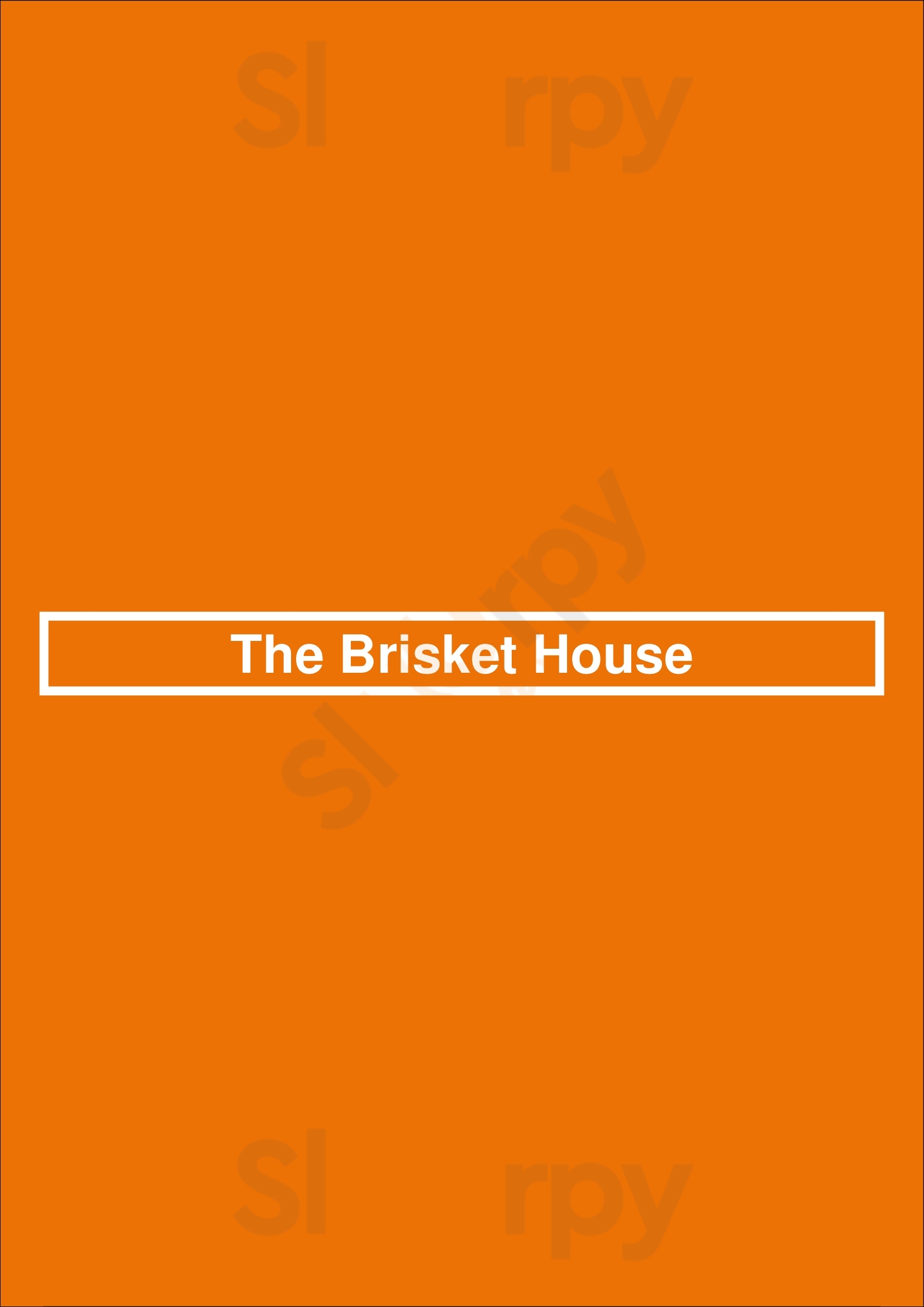 The Brisket House Houston Menu - 1