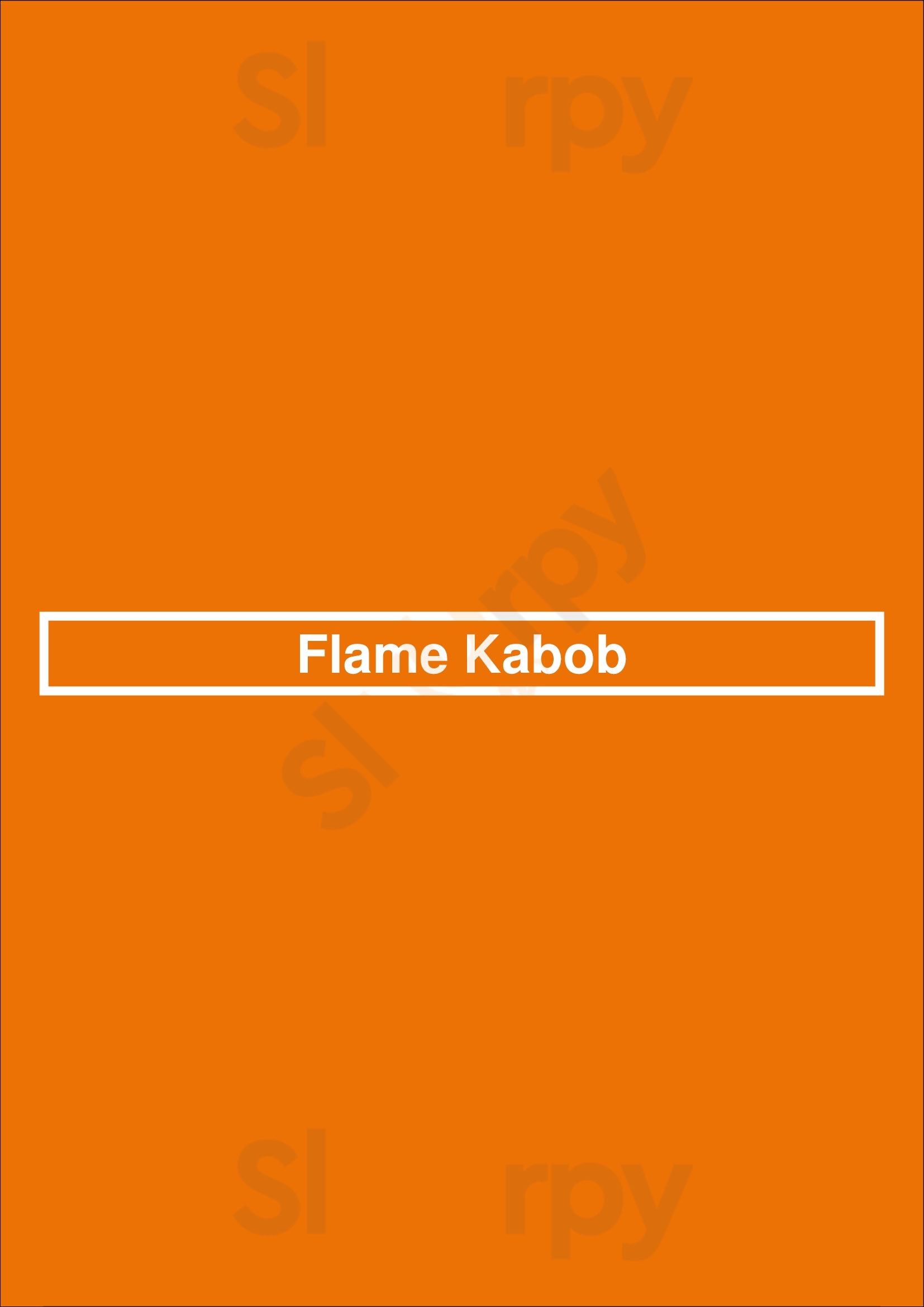 Flame Kabob Orlando Menu - 1