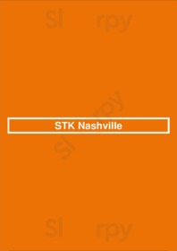 Stk Steakhouse menu