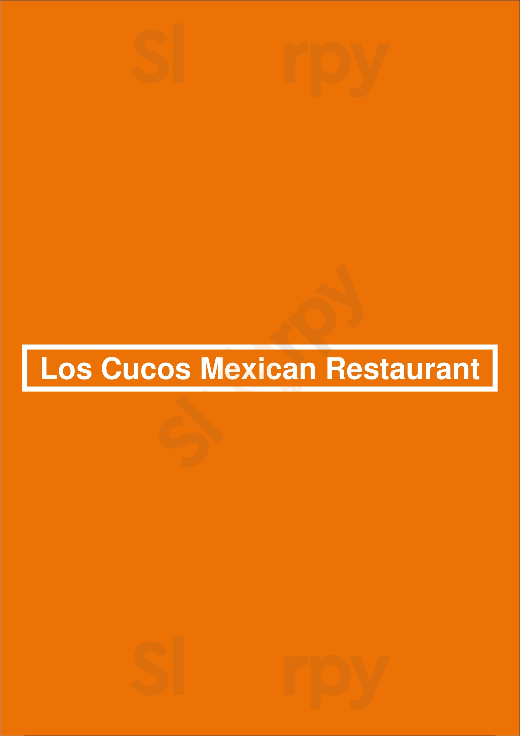 Los Cucos Mexican Restaurant Houston Menu - 1