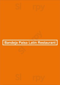 Bandeja Paisa Latin Restaurant