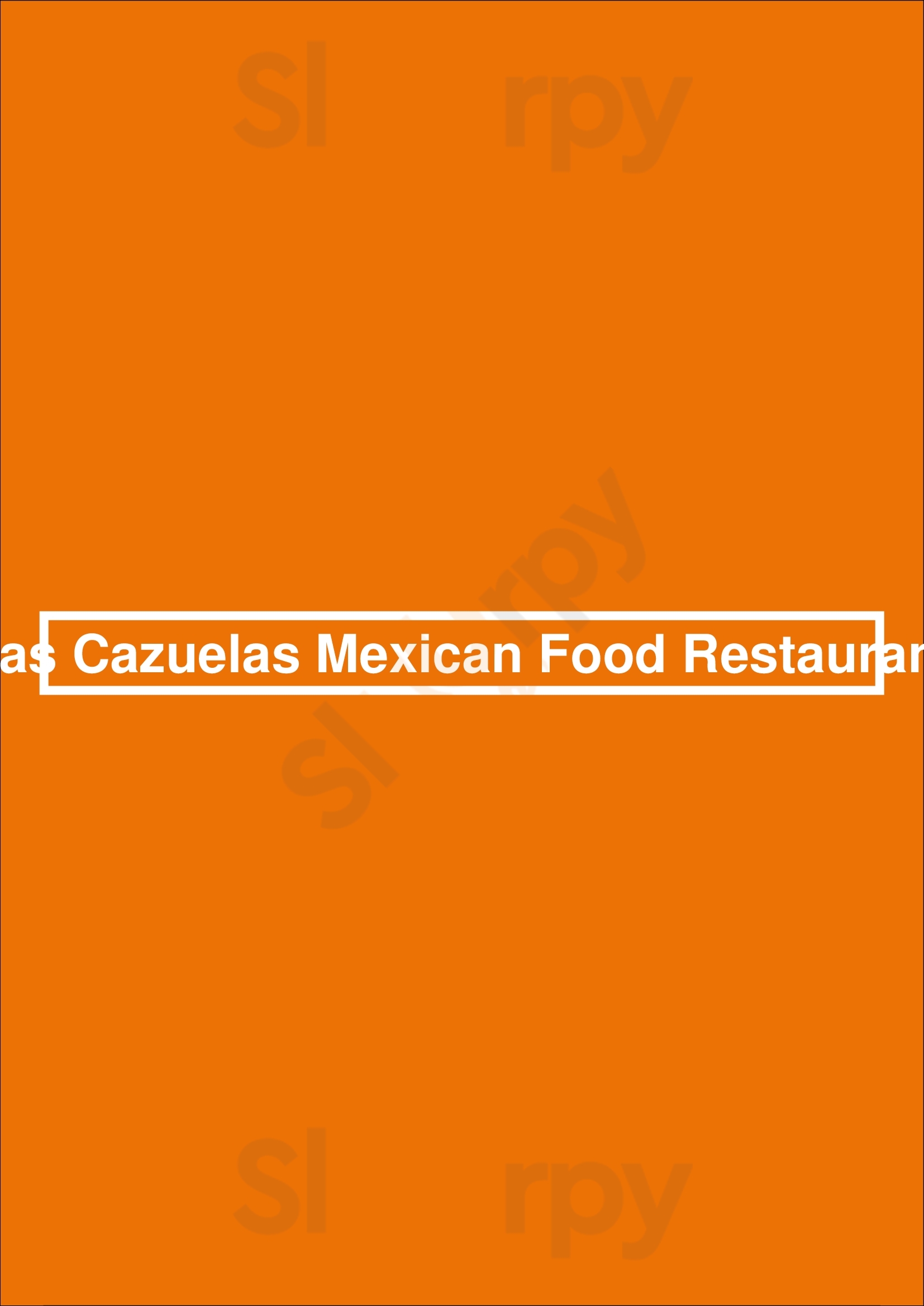 Las Cazuelas Mexican & Seafood Restaurant Phoenix Menu - 1