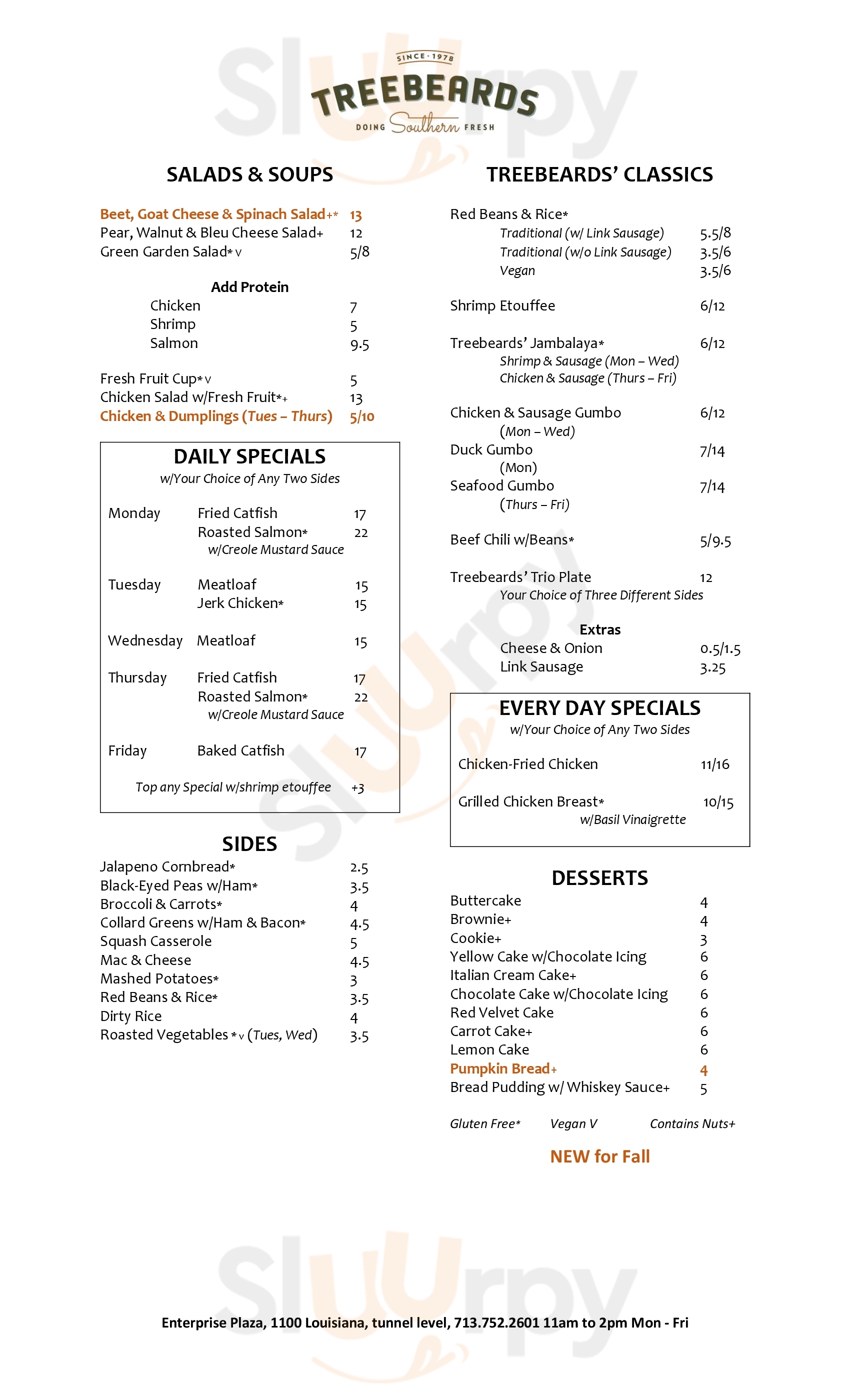 Main Menu - Treebeards