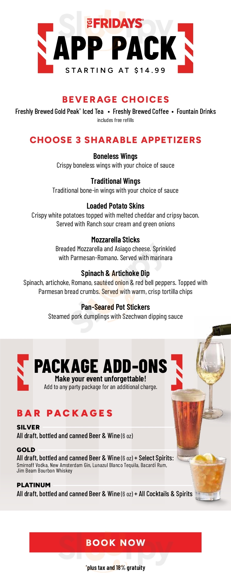 Main Menu - Tgi Friday's