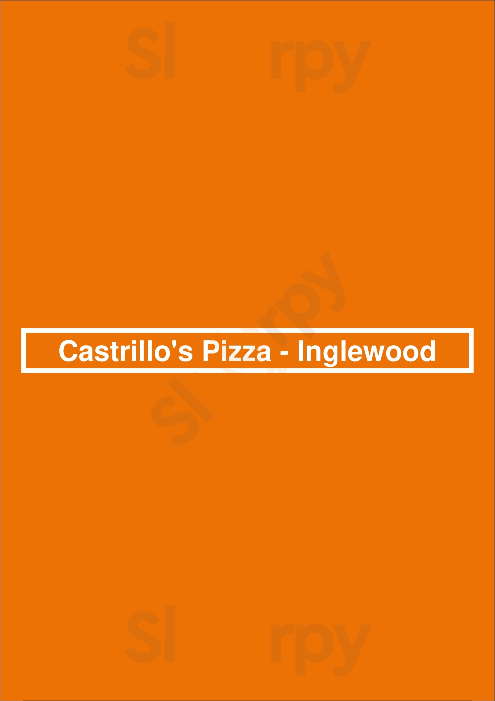 Castrillo's Pizza - Inglewood Nashville Menu - 1