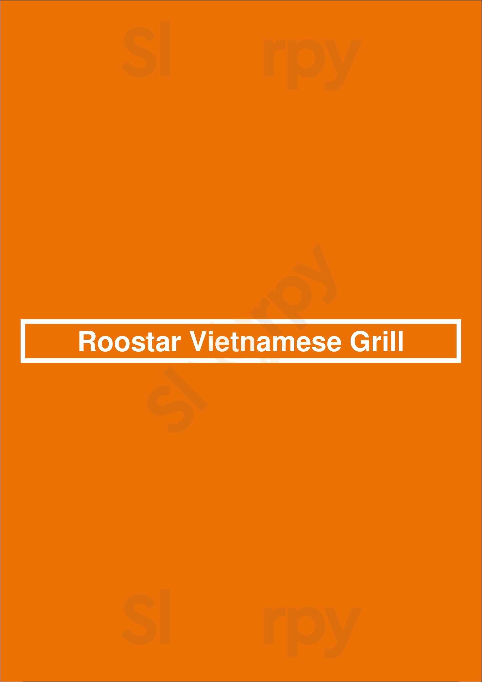 Roostar Vietnamese Grill Houston Menu - 1