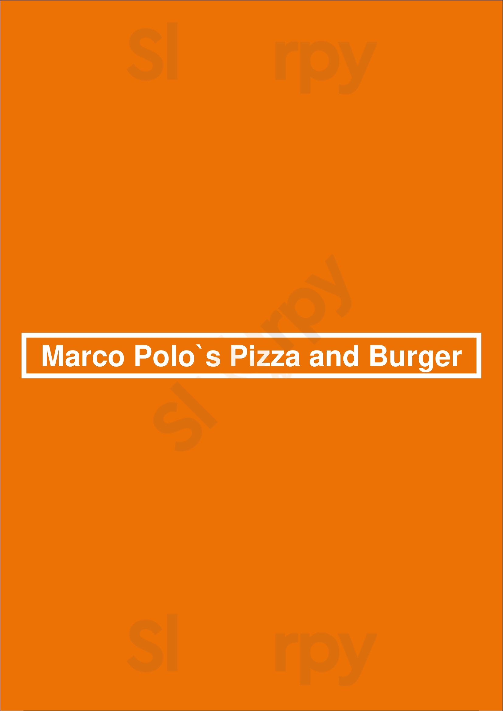 Marco Polo's Pizza Nashville Menu - 1