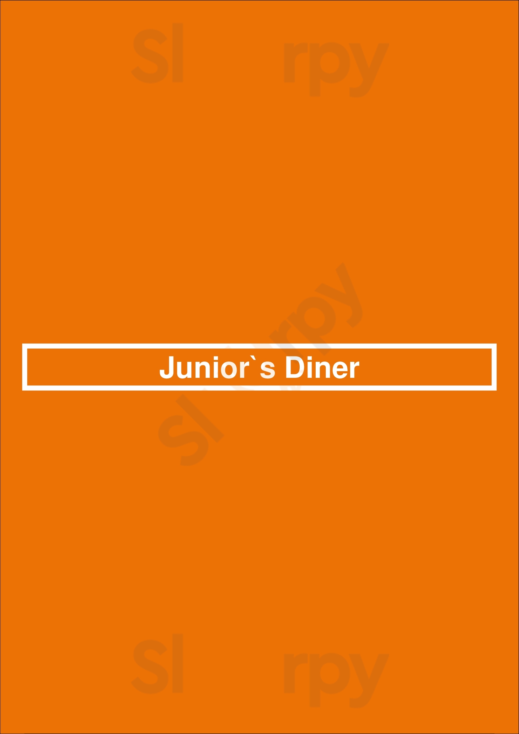 Junior's Diner Orlando Menu - 1
