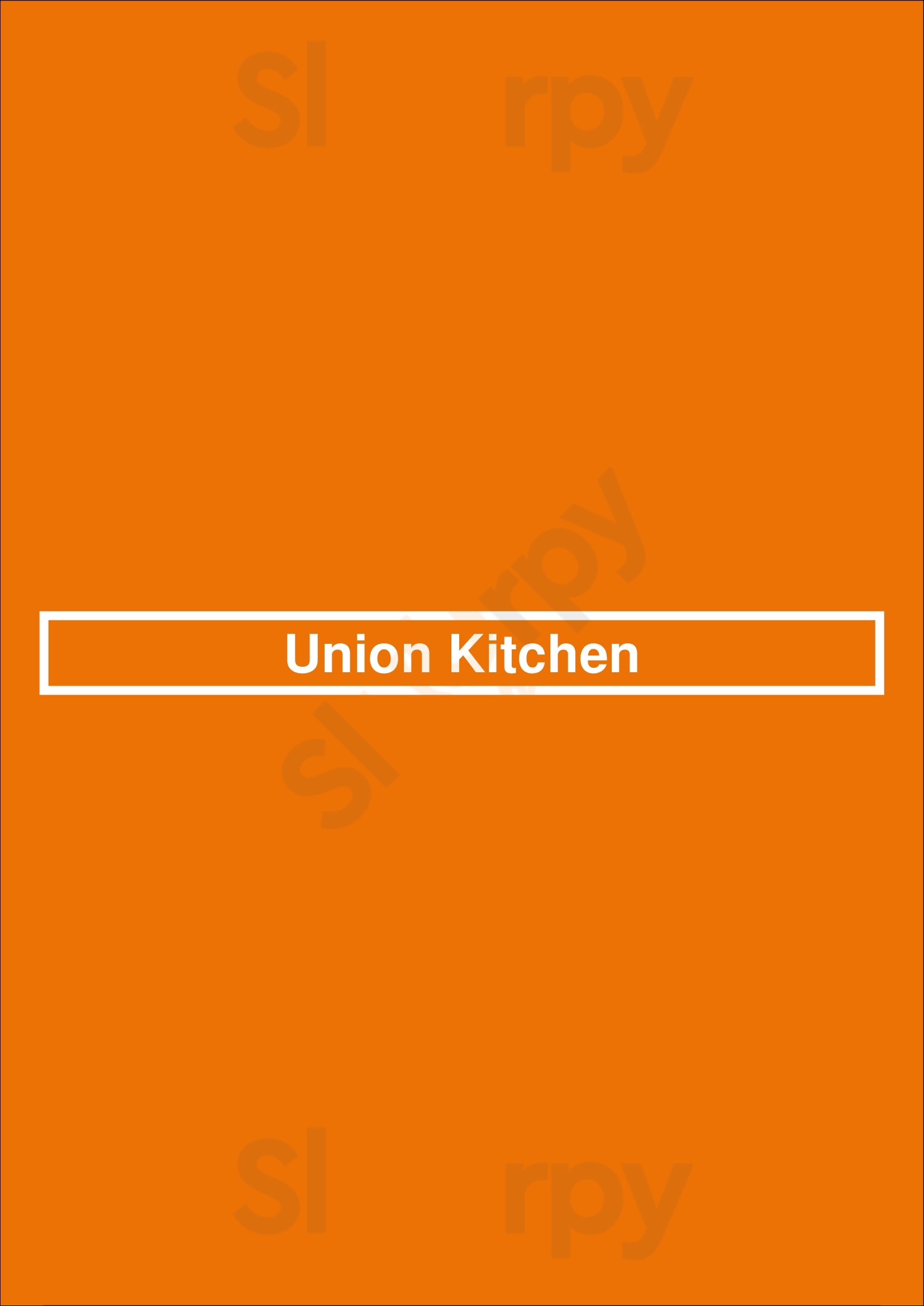 Union Kitchen Houston Menu - 1