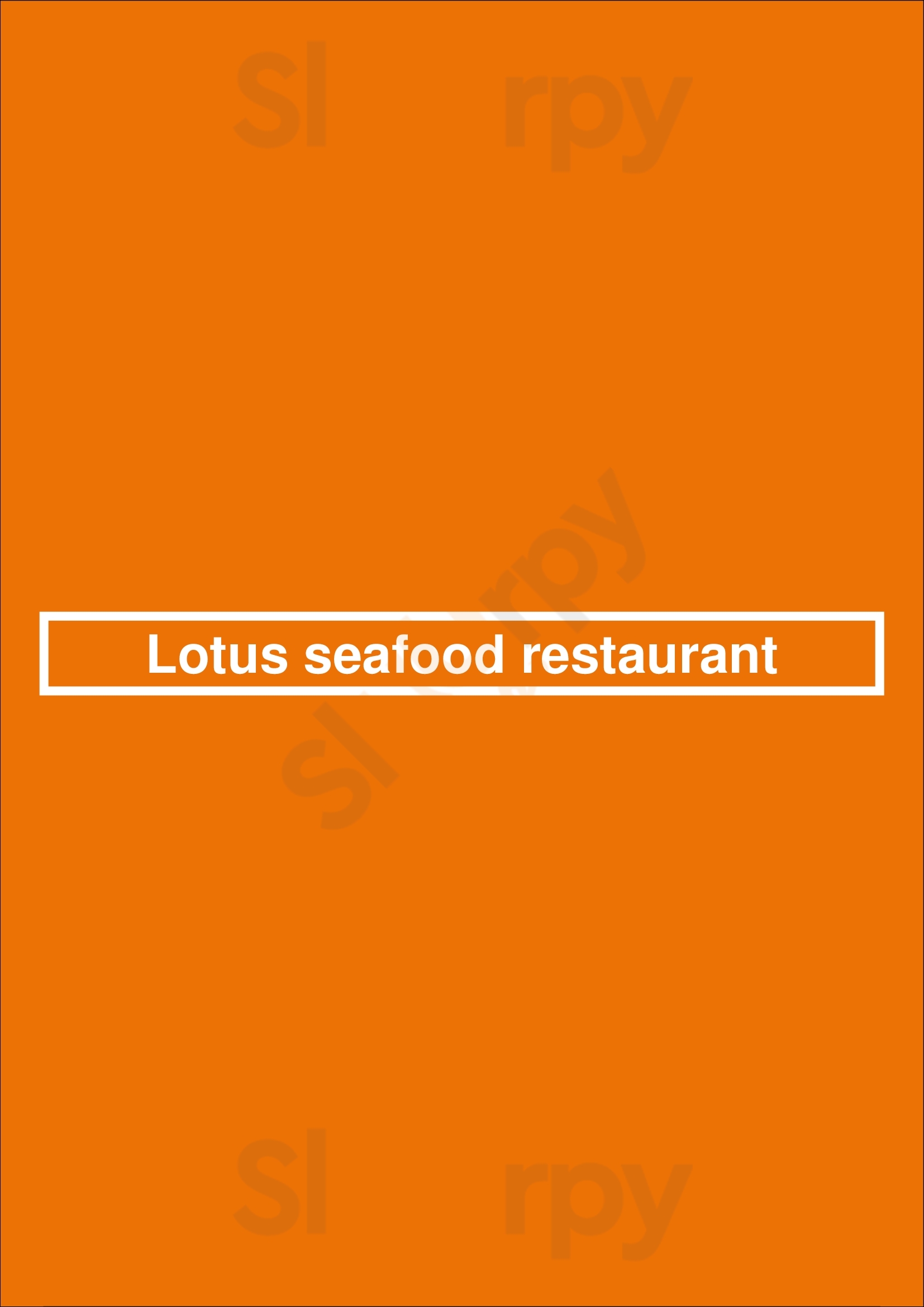 Lotus Seafood Restaurant Houston Menu - 1