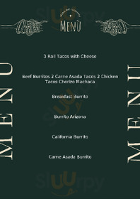 Eriberto's Mexican Food menu