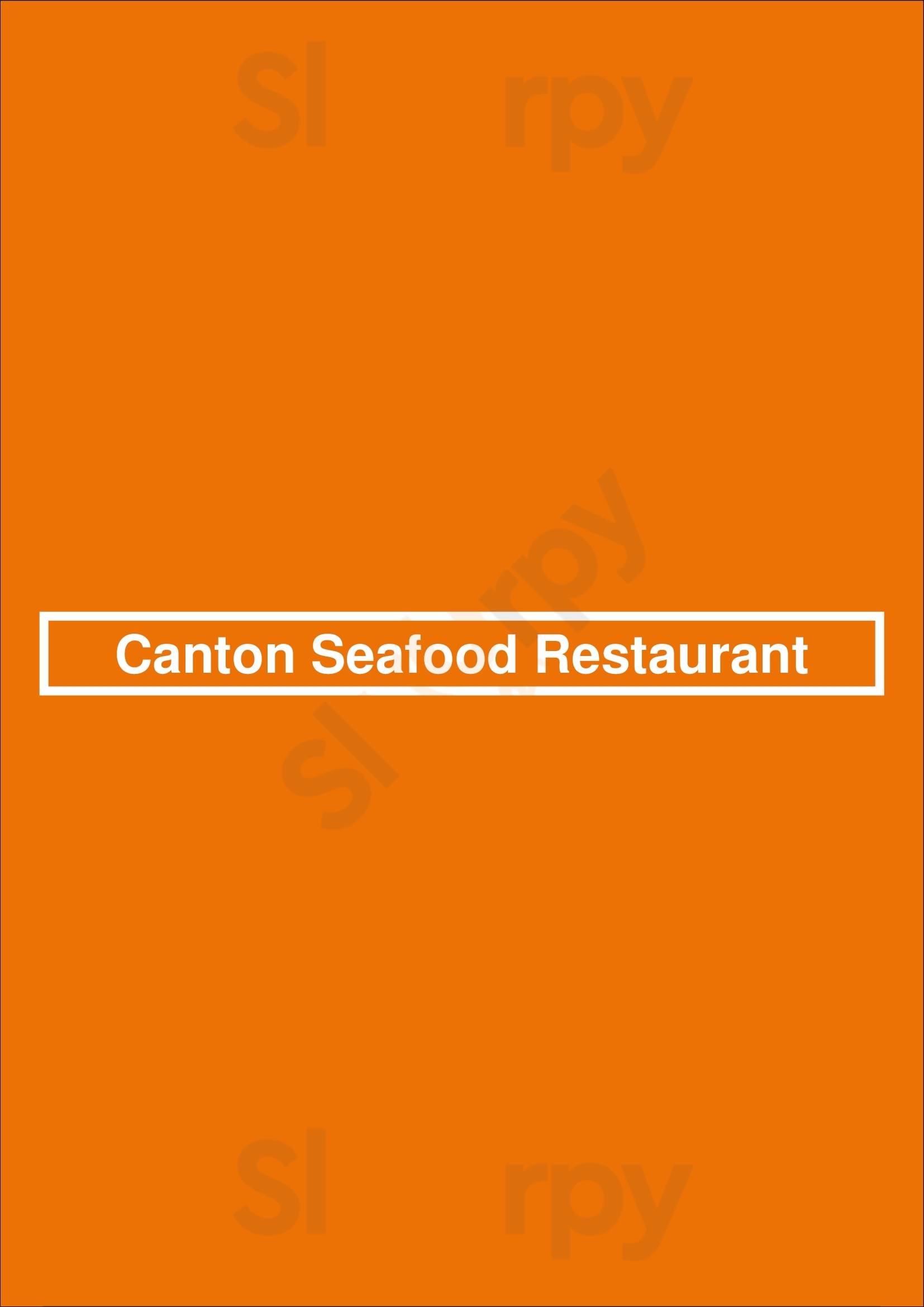 Main Menu - Canton Seafood Restaurant