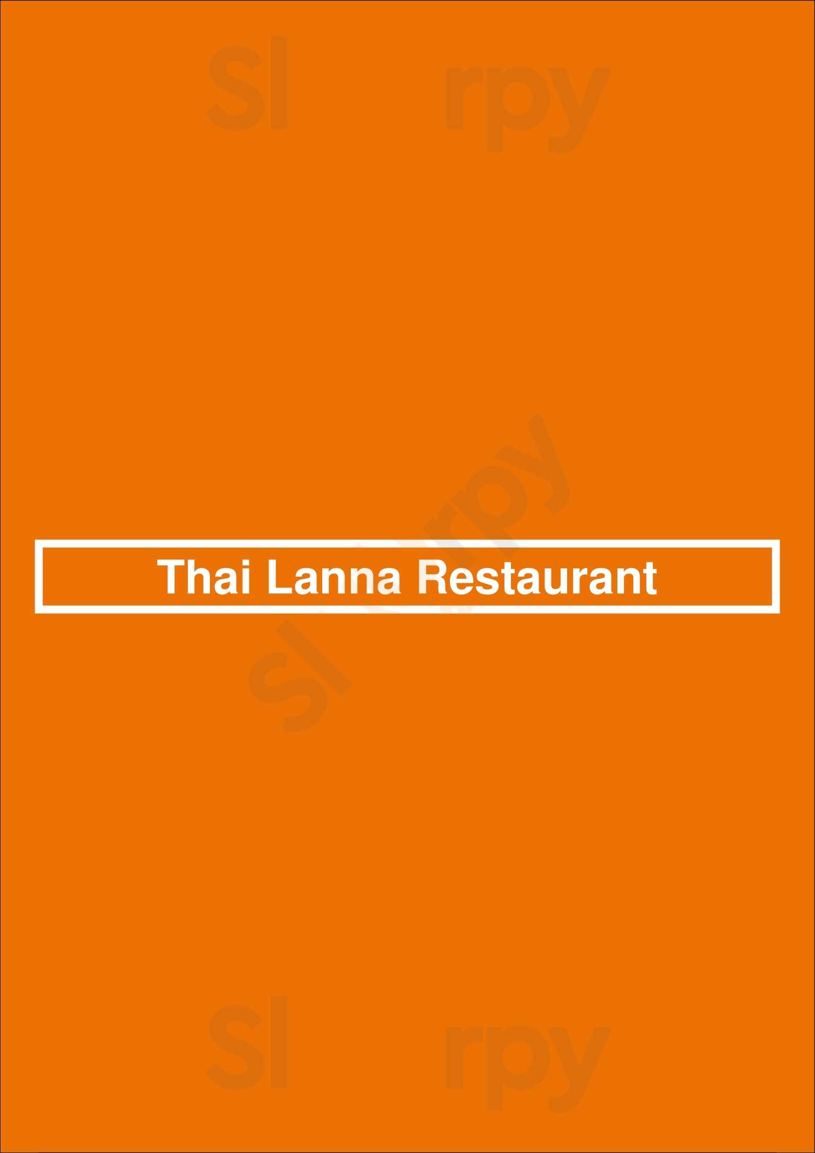 Thai Lanna Restaurant Houston Menu - 1