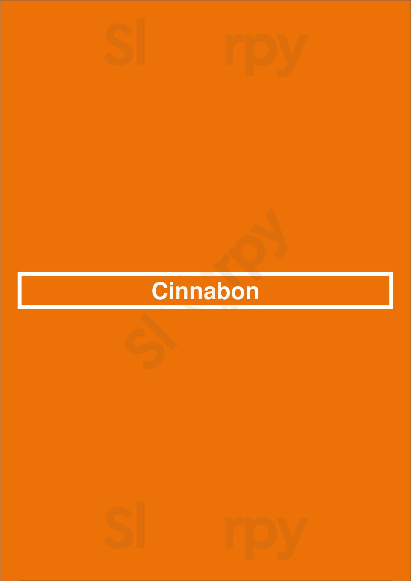 Cinnabon Phoenix Menu - 1