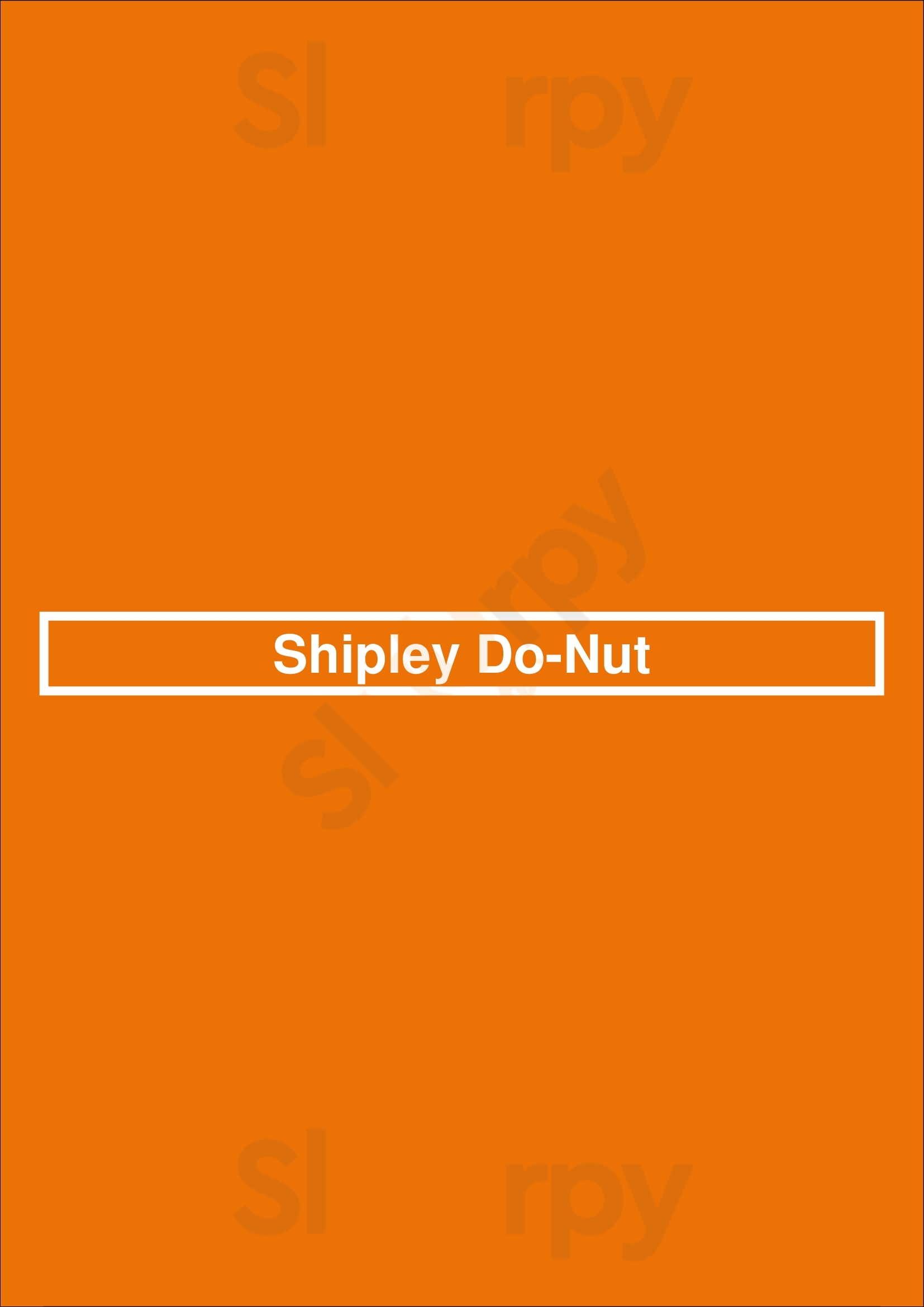 Shipley Do-nut Houston Menu - 1