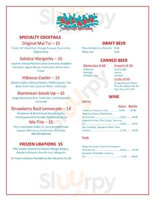 Splash Pool Bar And Grill