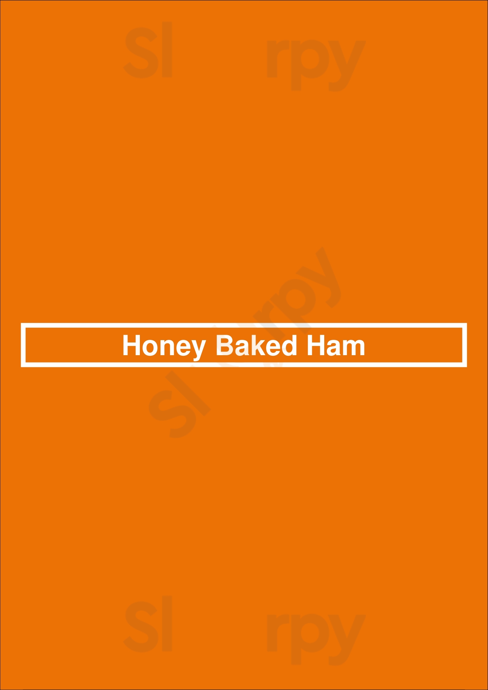 The Honey Baked Ham Company Orlando Menu - 1