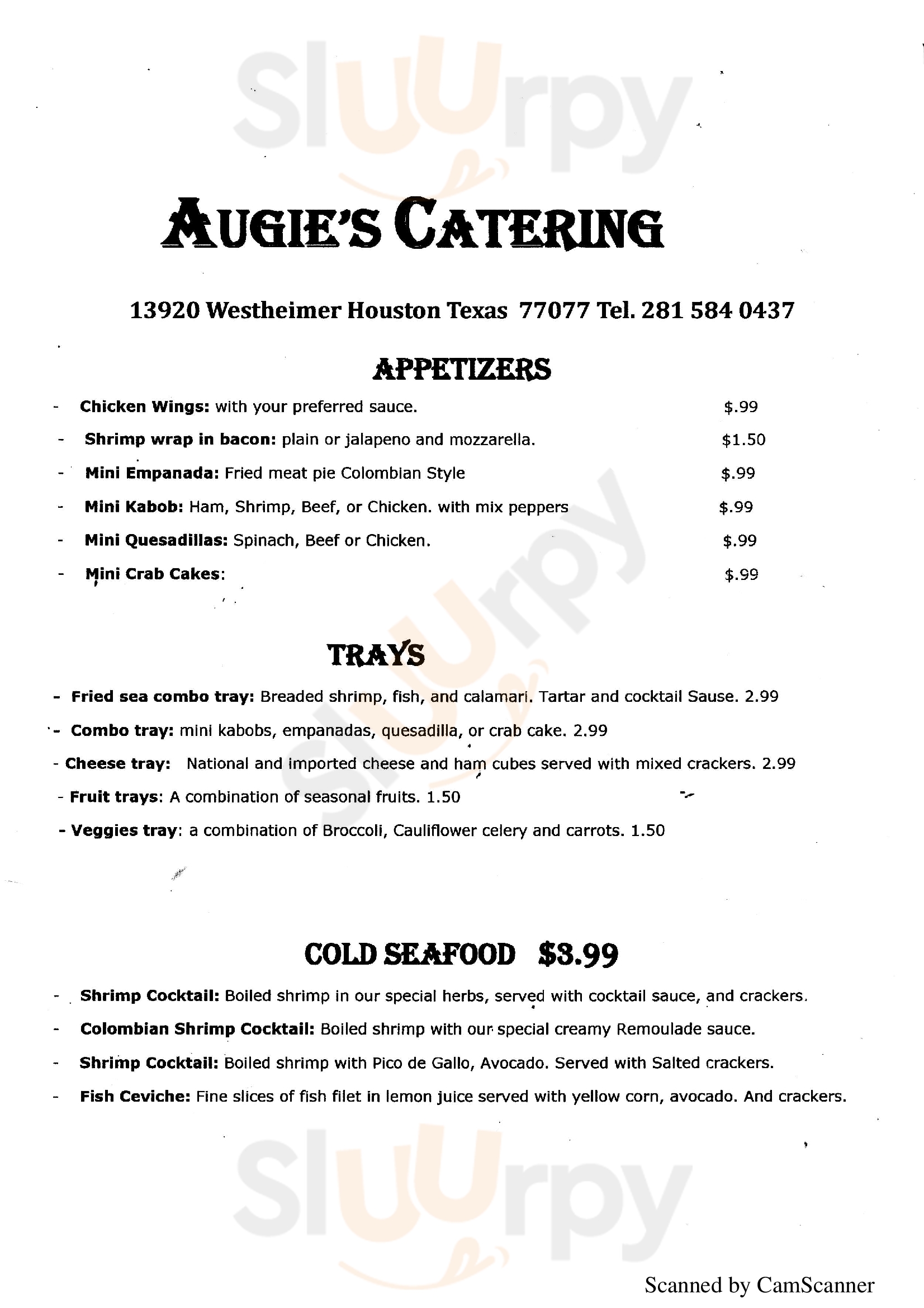 Main Menu - Colombian Cuisine