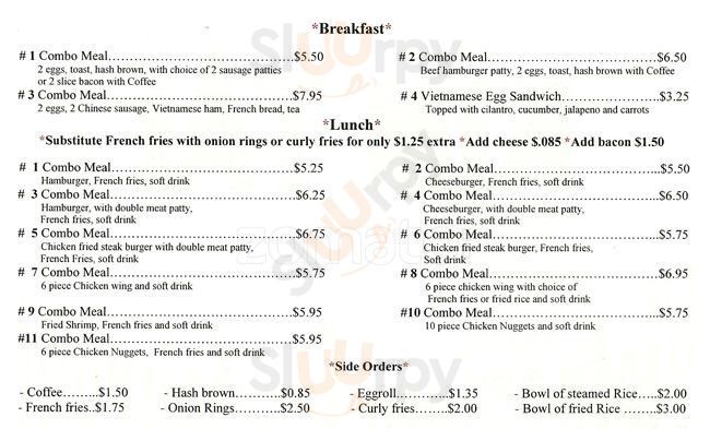 Kim Tai Restaurant Houston Menu - 1