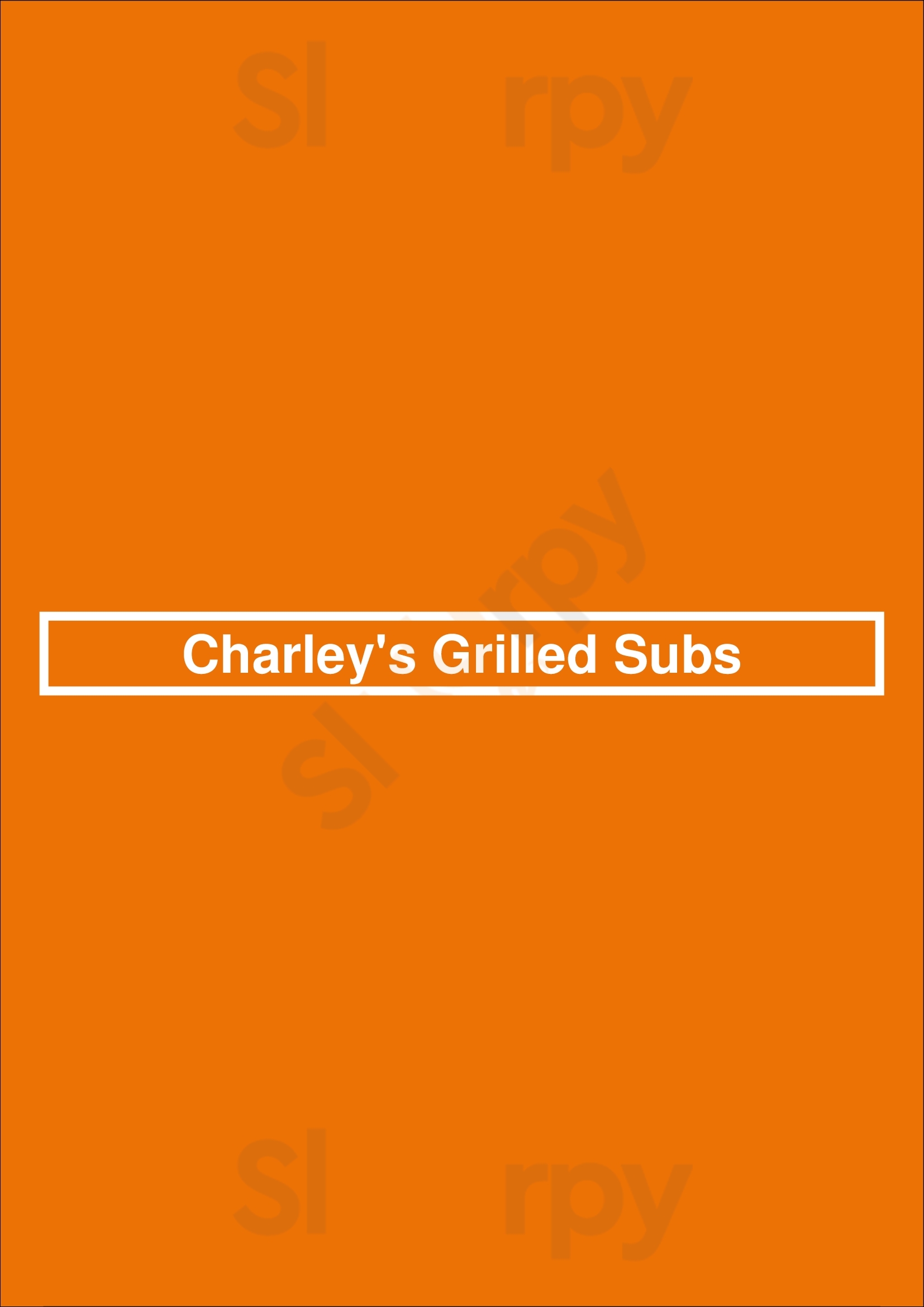 Charley's Grilled Subs Phoenix Menu - 1