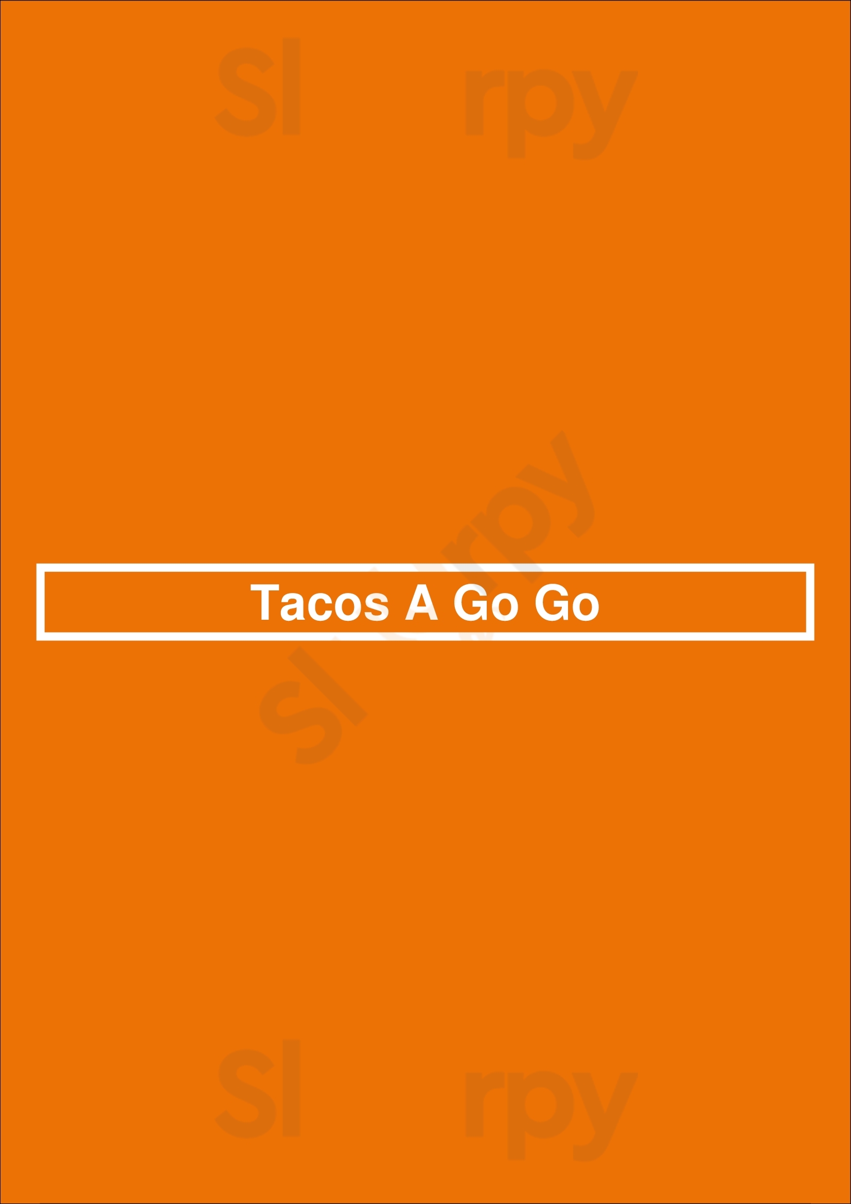 Main Menu - Tacos A Go Go