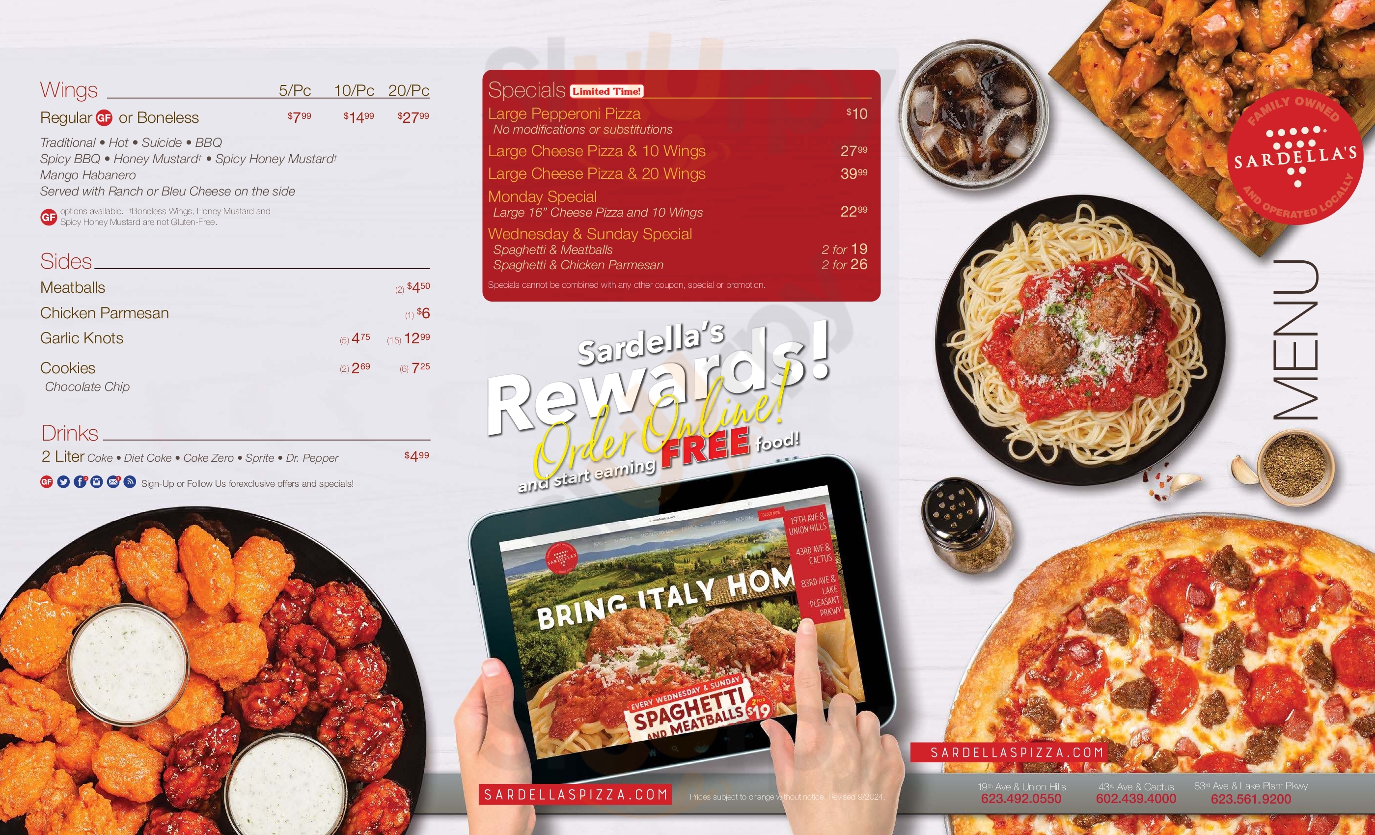 Main Menu - Georgio's Subs