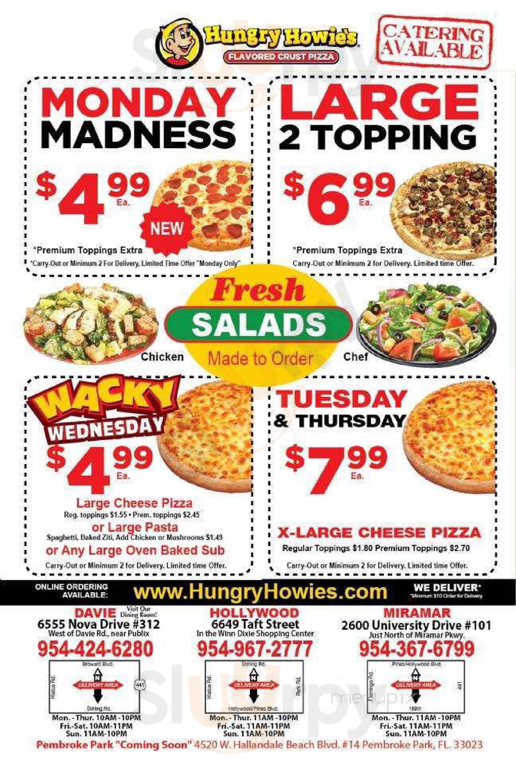 Hungry Howie's Pizza Orlando Menu - 1