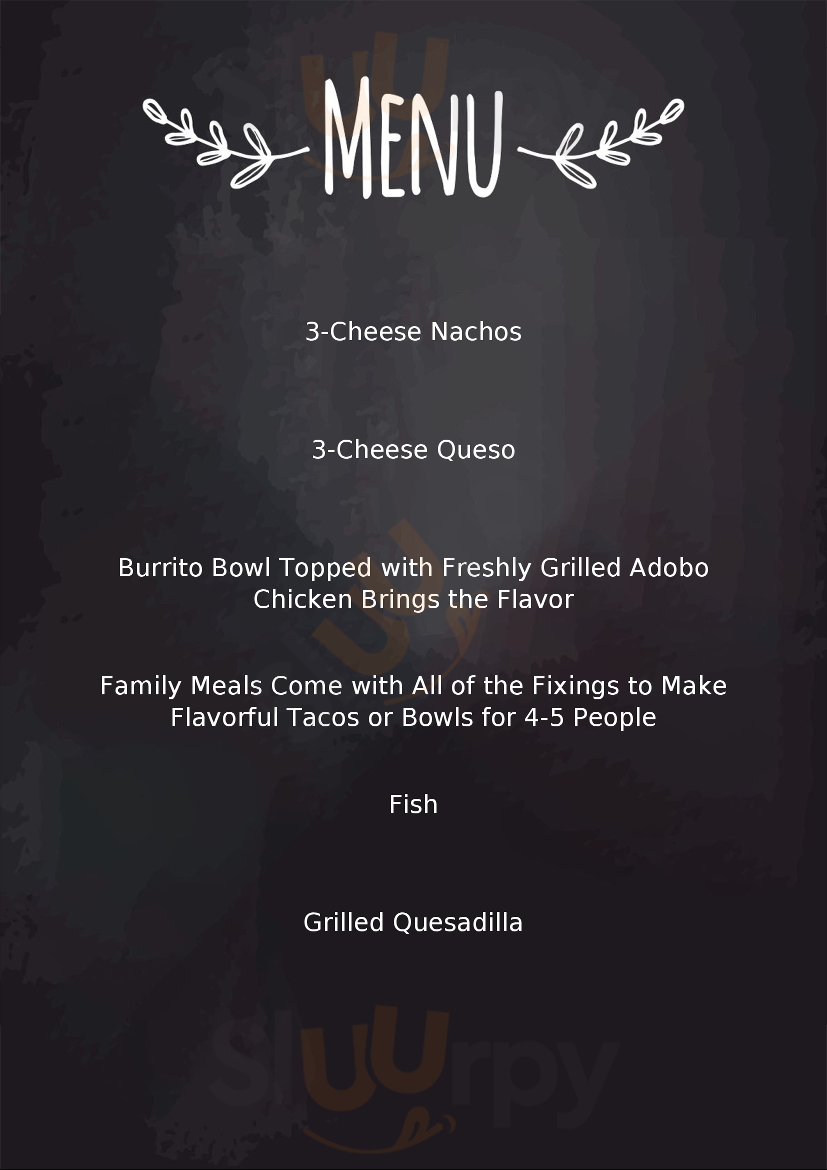 Qdoba Mexican Eats Orlando Menu - 1