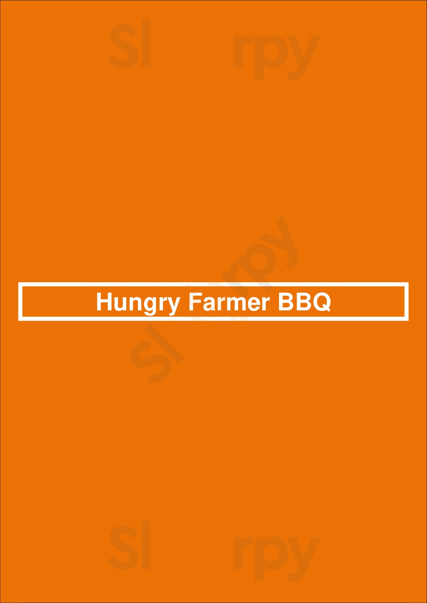 Hungry Farmer Bbq Houston Menu - 1