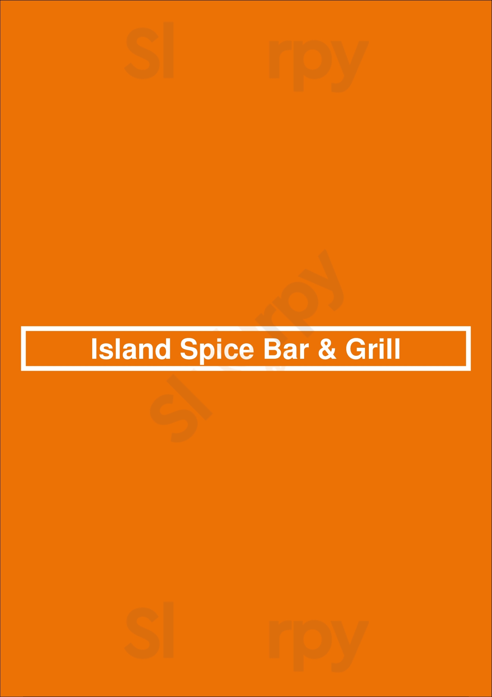 Island Spice Bar & Grill Houston Menu - 1