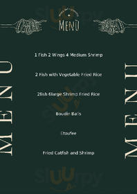 Le 2 Seafood menu