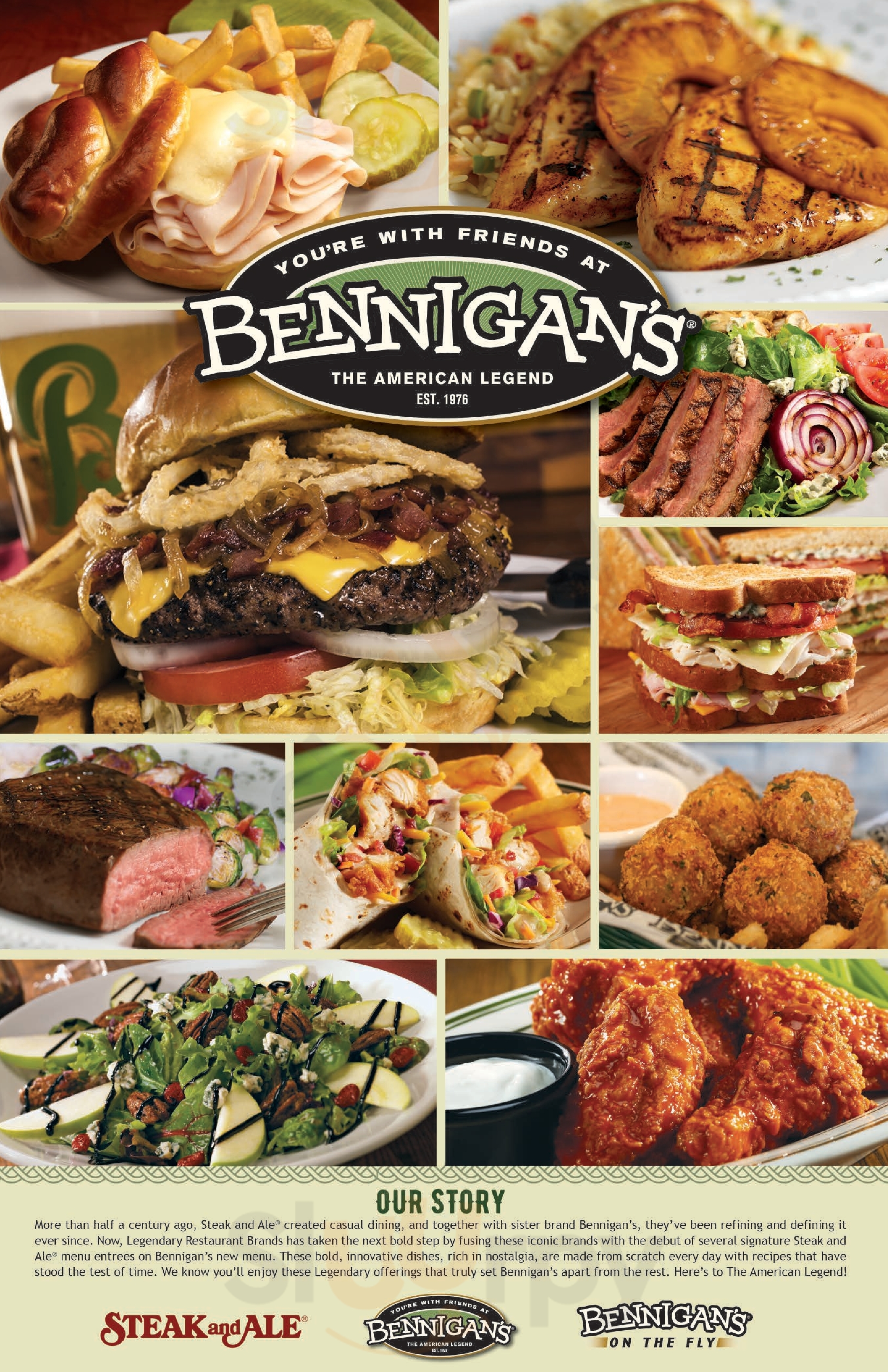 Bennigan's Houston Menu - 1