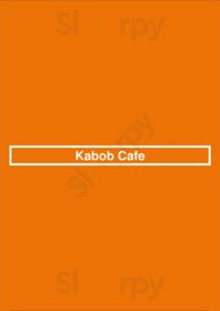 Kabob Cafe menu