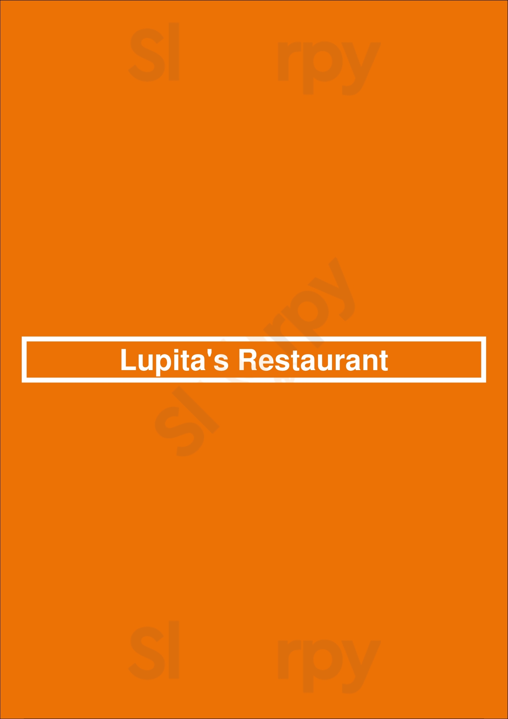 Main Menu - Lupita's Restaurant