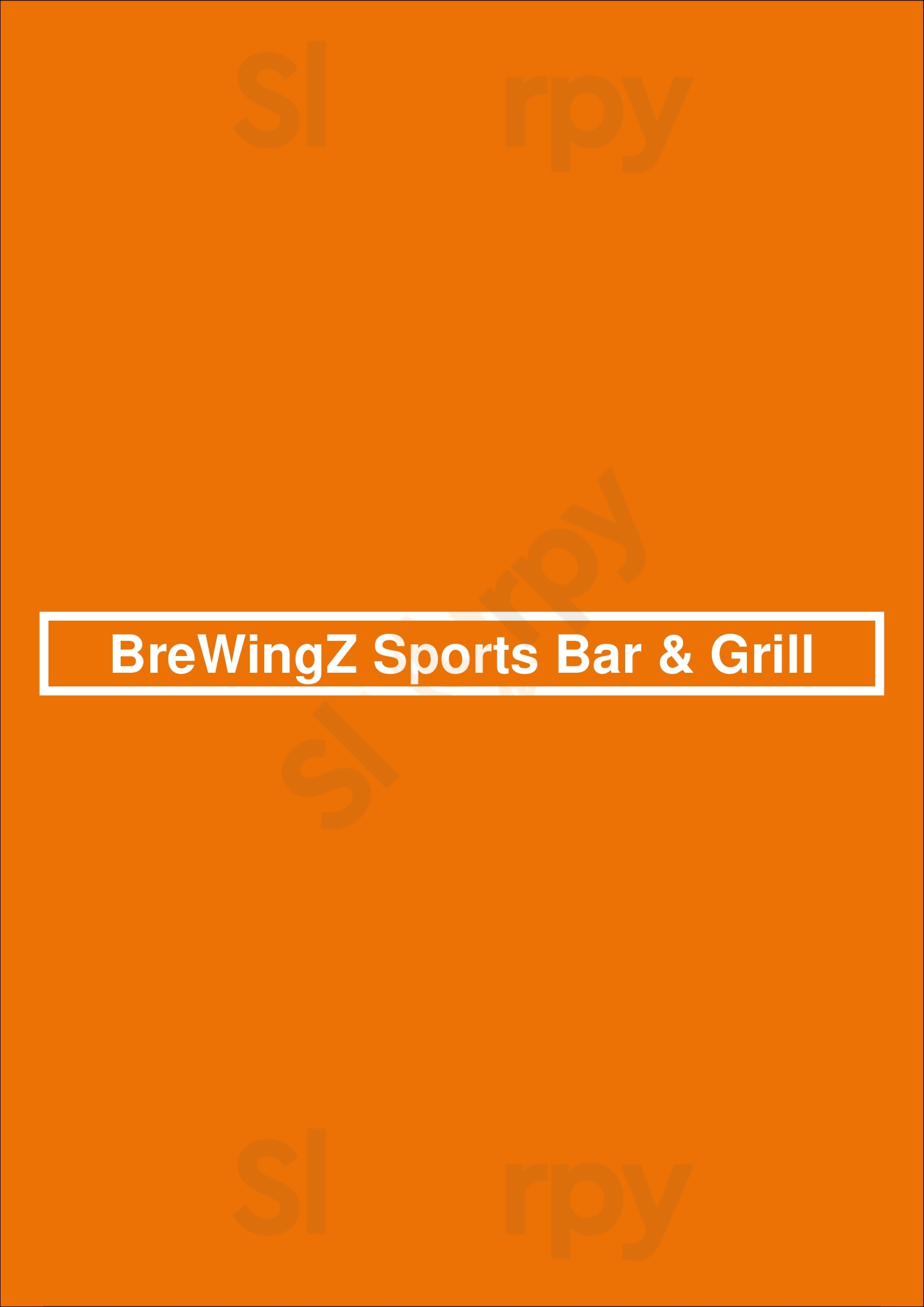 Brewingz Restaurant And Bar Houston Menu - 1