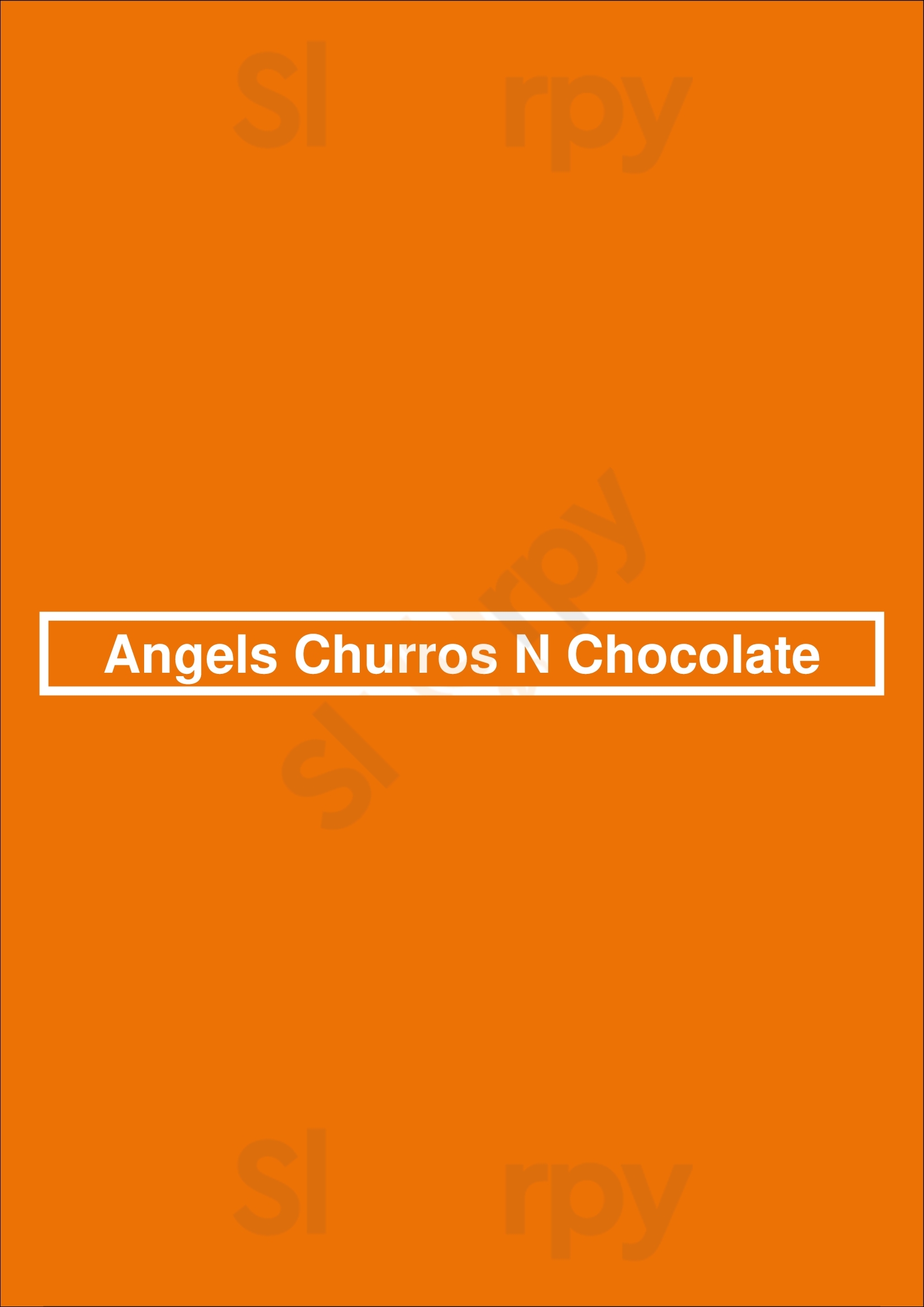 Main Menu - Angels Churros N Chocolate