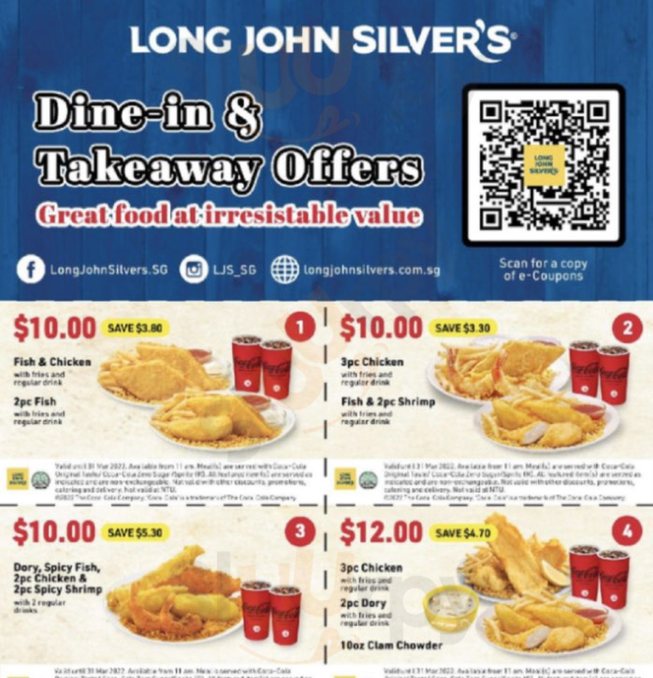 Long John Silver's Houston Menu - 1