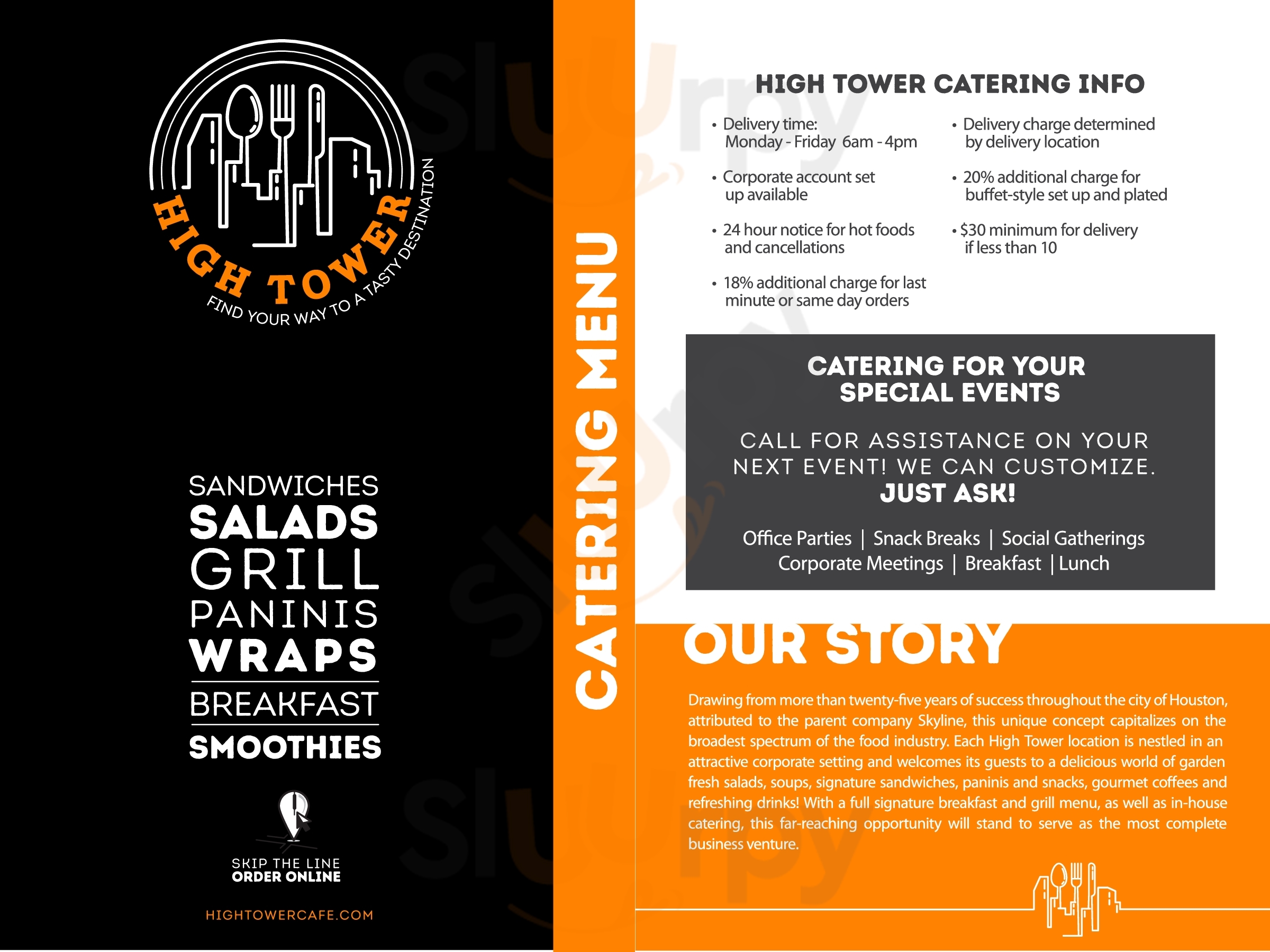 Main Menu - Skyline Deli 1800