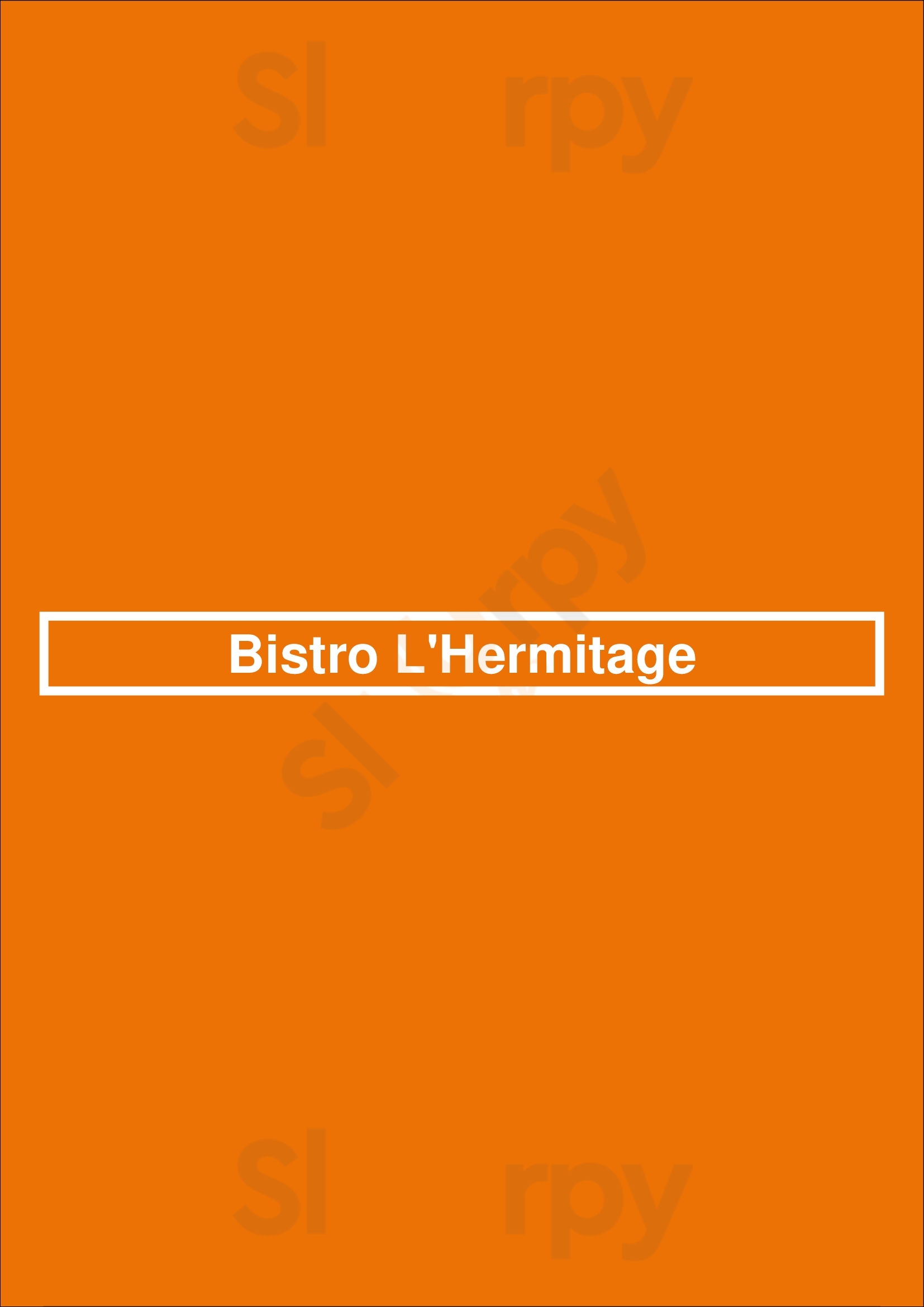 Bistro L'hermitage Woodbridge Menu - 1