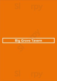Big Grove Tavern