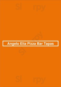 Angelo Elia Pizza, Bar, Tapas menu