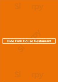 Olde Pink House Restaurant, Savannah